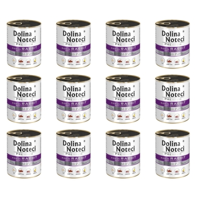 Dolina Noteci 10 x puszka 800g królik